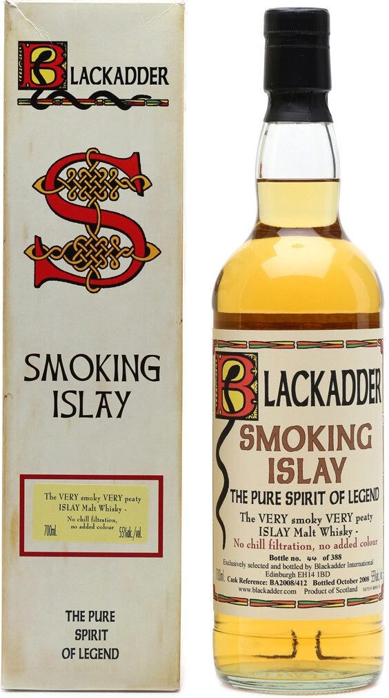 Whisky Blackadder, Smoking Islay, gift box, 700 ml Blackadder