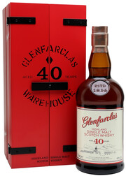 Glenfarclas 40 Years Old, wooden box, 0.7 L