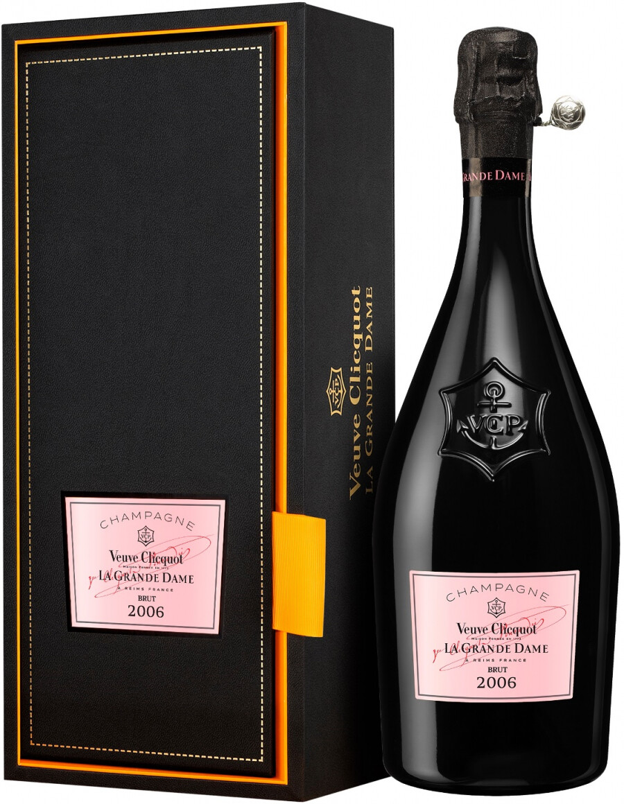 Champagne Veuve Clicquot, La Grande Dame Rose, 2006, gift box