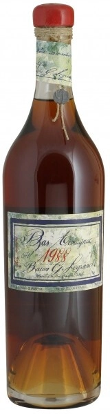 In the photo image Baron G. Legrand 1988 Bas Armagnac, 2 L