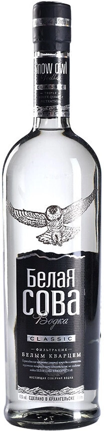 Vodka White Owl Classic, 500 ml White Owl Classic – price, reviews