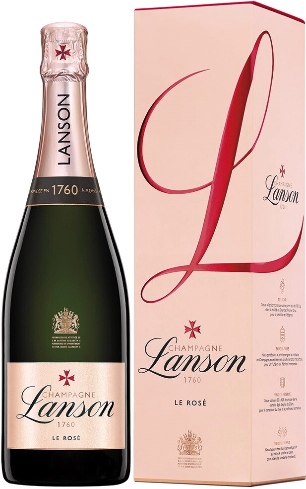 Brut 750 Rose, Brut Rose Lanson Label – reviews Lanson Rose gift box, box Rose, Champagne Label gift ml price,