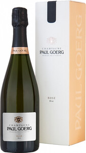 Розовое шампанское Paul Goerg, Brut Rose Premier Cru, gift box