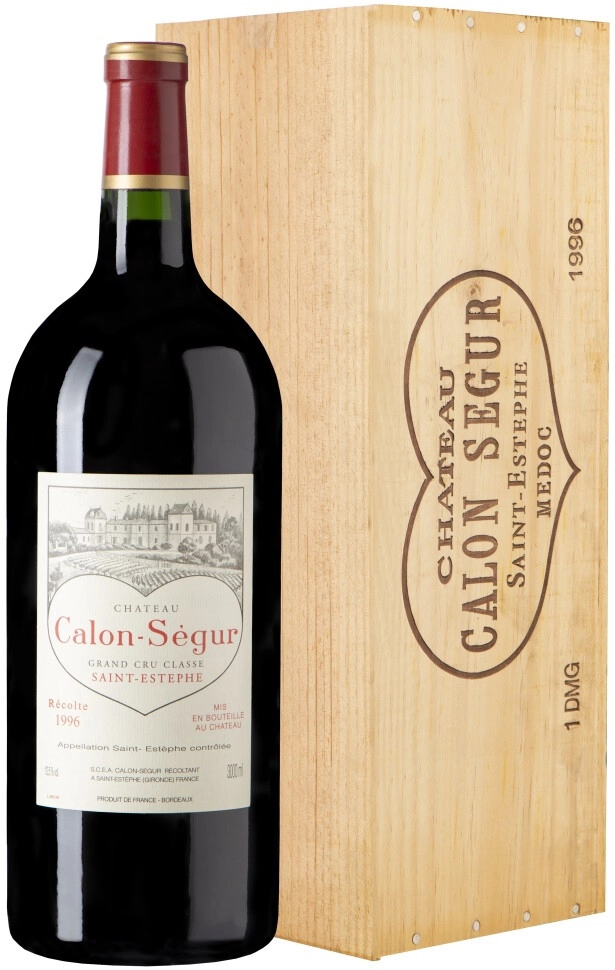 Chateau Calon-Ségur 1996 Château Calon Ségur 1996 Rouge Bordeaux St-Estèphe Double Magnum