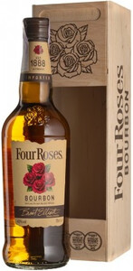 Four Roses, wooden box, 0.7 л