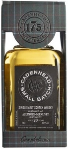 Виски Cadenhead, Aultmore 20 Years Old (53.1%), 1997, gift box, 0.7 л