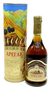 Armenian Cognac Aregak 5 Stars, in tube, 0.7 L