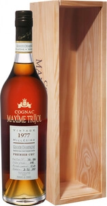 Maxime Trijol Grande Champagne Premier Cru AOC, 1977, wooden box, 0.7 л