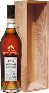 Maxime Trijol Grande Champagne Premier Cru AOC, 1985, wooden box, 0.7 л
