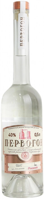 На фото изображение Первогон Ржаной, объемом 0.5 литра (Pervogon Rye 0.5 L)