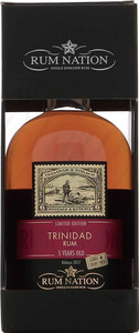 Rum Nation Trinidad 5 Years Old, gift box, 0.7 L