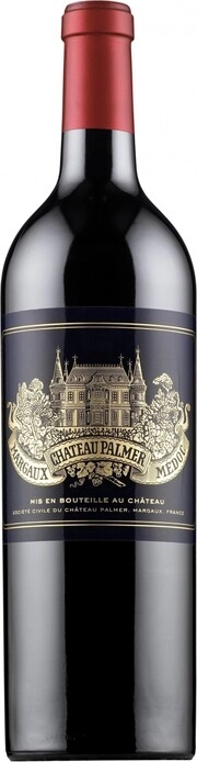 На фото изображение Chateau Palmer, Margaux AOC 3-me Grand Cru Classe, 2015, 0.75 L (Шато Пальмер, 2015 объемом 0.75 литра)