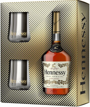Hennessy V.S., gift box with 2 glasses New Year Design