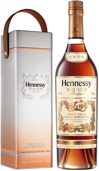 Коньяк «Hennessy» VSOP 200th Anniversary, в подарочной коробке