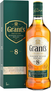 Grants Sherry Cask Finish 8 Years Old, gift box, 0.7 л