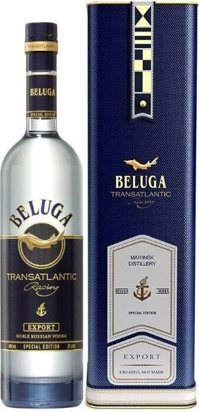 Водка «Beluga» Transatlantic Racing, в тубе, 0.7 л — купить водку