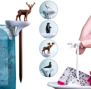 Qualy, Cool Animal Glass Markers, set of 6 pcs