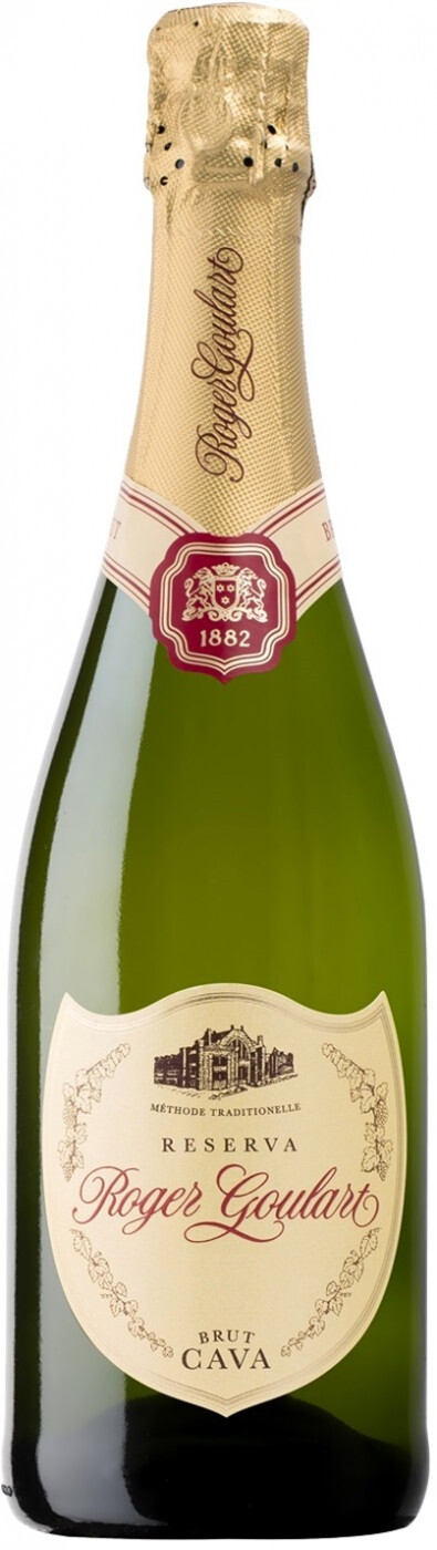 Кава брют. Игристое вино Roger Goulart, reserva Brut, Cava do, 2018. Cava шампанское брют Испания. Кава Рожер Гуларт резерва брют. Рожер Гуларт вино игристое кава резерва.