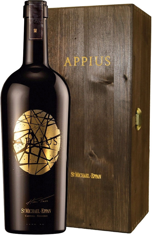 Wine San Michele Appiano Appius Alto Adige DOC 2011 wooden box