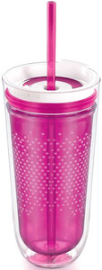 Zoku Travel Double Wall Insulated Tumbler, Violet, 325 мл