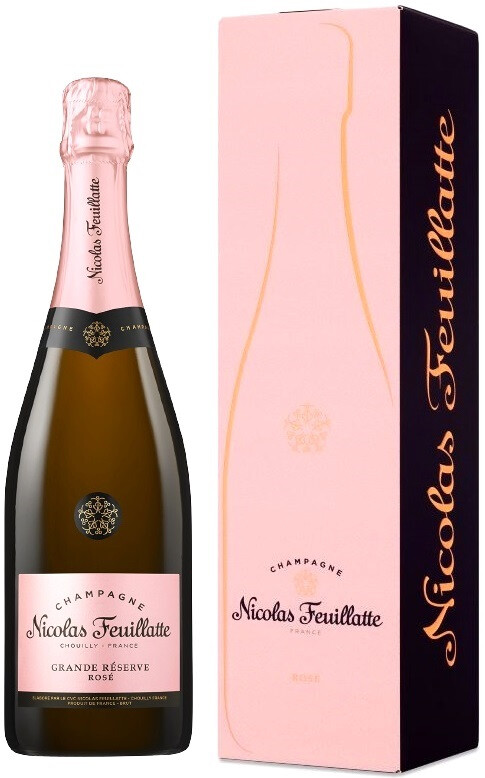 Champagne Nicolas Feuillatte, Brut Grande Reserve Rose, gift box, 750 ml Nicolas  Feuillatte, Brut Grande Reserve Rose, gift box – price, reviews | Champagner & Sekt