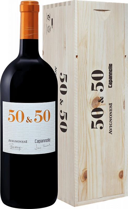 Wine Avignonesi-Capannelle, 50 & 50, Vino da Tavola di Toscana IGT