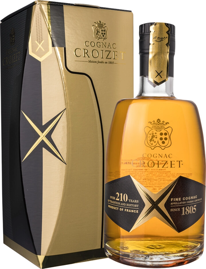 Cognac Croizet X, AOC, gift box, 700 ml Croizet X, AOC, gift