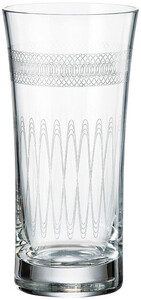 Crystalite Bohemia, Annabell Decoration Water Glass, Set of 6 pcs, 350 мл