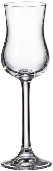 На фото изображение Crystalite Bohemia, Gastro Grappa Glass, Set of 6 pcs, 0.085 L (Кристалит Богемия, Гастро Набор рюмок для граппы, 6 шт. объемом 0.085 литра)