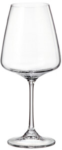 Crystalite Bohemia, Corvus Red Wine Glass, Set of 6 pcs, 0.45 л