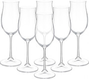 In the photo image Crystalite Bohemia, Ellen White Wine Glass, Set of 6 pcs, 0.26 L