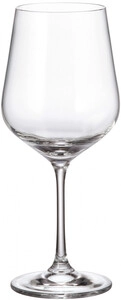Crystalite Bohemia, Strix Red Wine Glass, Set of 6 pcs, 580 мл