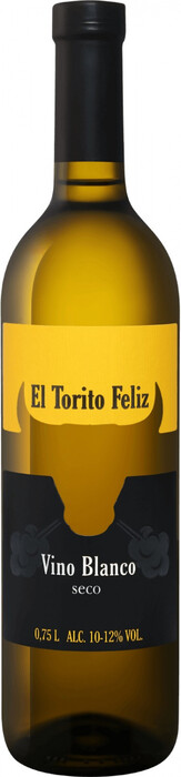 На фото изображение El Torito Feliz Blanco Seco, 0.75 L (Эль Торито Фелис Белое сухое объемом 0.75 литра)