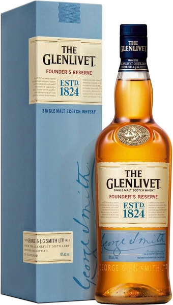 Виски The Glenlivet «Founder's Reserve», в подарочной коробке, 0.5
