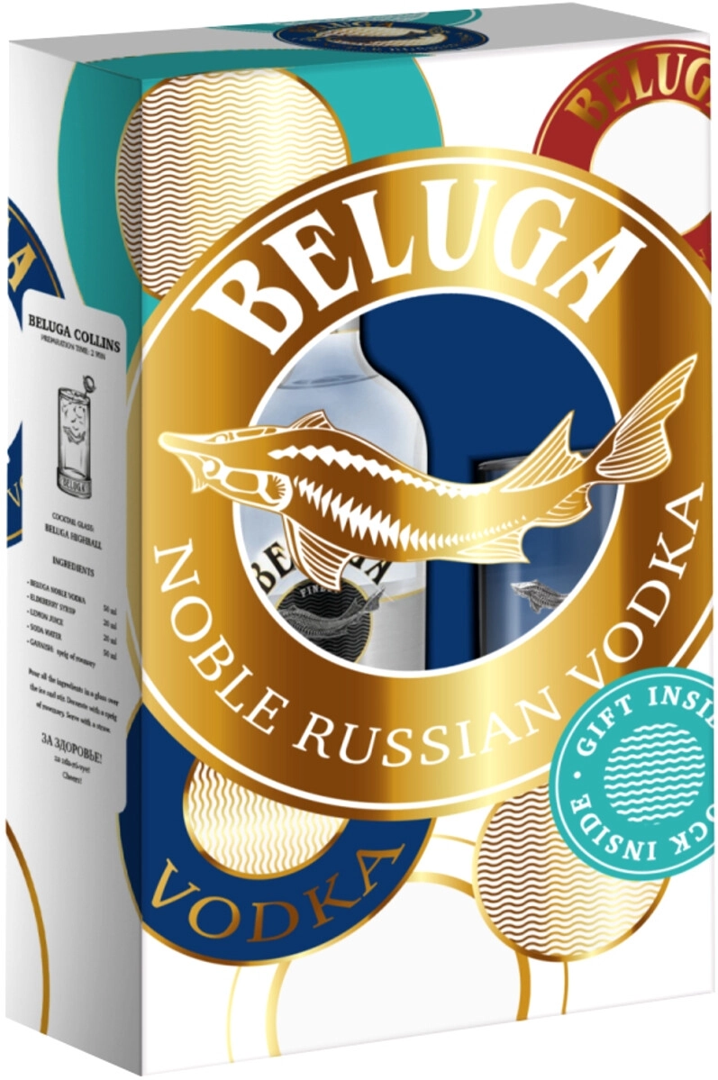 Beluga Vodka 1 L, Premium Vodka, Cava Shop