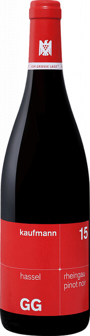 In the photo image Kaufmann, Hassel Pinot Noir GG, 2015, 0.75 L