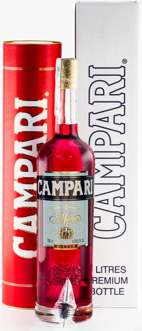 Aperitive Campari Bitter Aperitif, gift box with dispense, 3000 ml Campari  Bitter Aperitif, gift box with dispense – price, reviews