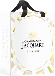Jacquart, Brut Mosaique, gift set with 2 glasses