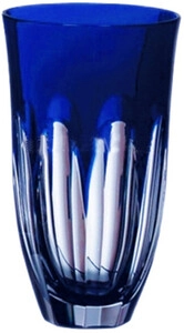 Ajka Crystal, Loreley High Glass, Blue, 320 ml