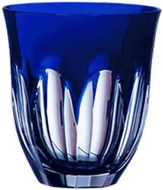 Ajka Crystal, Loreley Low Glass, Blue, 320 ml