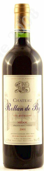 In the photo image Chateau Rollan de By Cru Bourgeois AOC Medoc 2001, 0.75 L