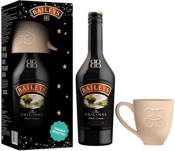 Carolans Irish Cream Liqueur Gift Set with Coffee Mug