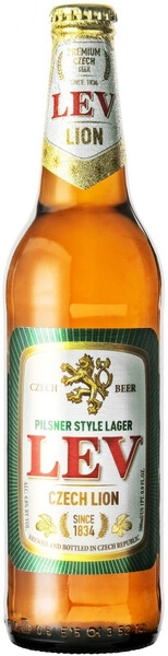 Czech Lion Light Bar and Blanche Dè LION - Beer Bottle