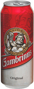 Пиво Gambrinus Original, in can, 0.5 л