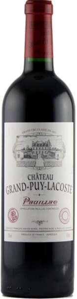 In the photo image Chateau Grand-Puy-Lacoste Pauillac AOC 2001, 0.75 L
