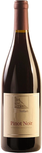 На фото изображение Cantina Terlano, Pinot Noir, Alto Adige DOC, 2018, 0.75 L (Кантина Терлано, Пино Нуар, 2018 объемом 0.75 литра)