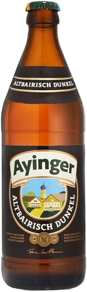 In the photo image Ayinger, Altbairisch Dunkel, 0.5 L