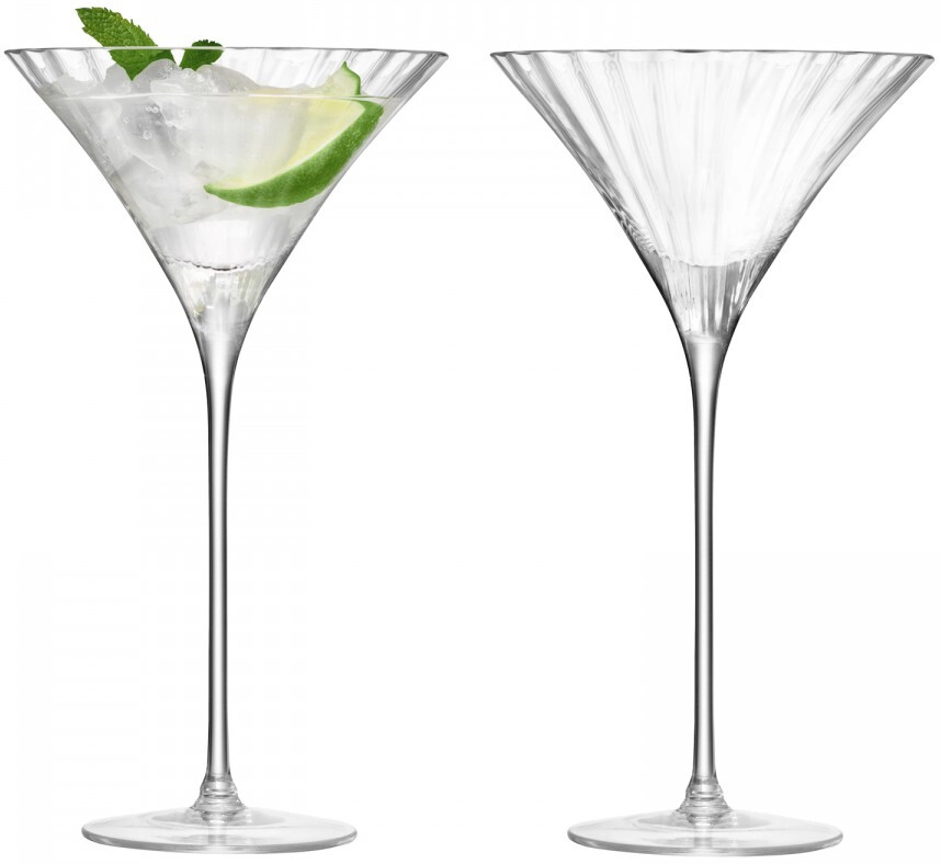 グラスセット(Italy DesignStudio8 Argento925) Glass LSA International, Aurelia Cocktail Glass, Set of 2 pcs, 275