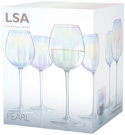 LSA International, Pearl White Wine Glass, Set of 4 pcs, 325 мл