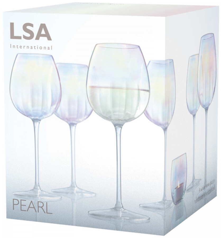 Otis White Wine Glass Set of 12 - LSA INTERNATIONAL